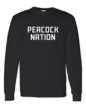 Load image into Gallery viewer, Saint Peter&#39;s Peacock Nation Long Sleeve Shirt - Black

