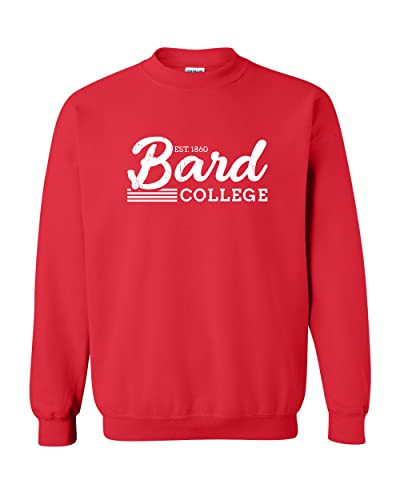 Vintage Bard College Crewneck Sweatshirt - Red