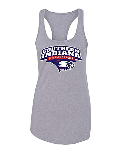 Southern Indiana Screaming Eagles Full Color Tank Top - Heather Grey