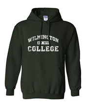 Load image into Gallery viewer, Wilmington College Est 1870 Hooded Sweatshirt - Forest Green
