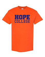 Load image into Gallery viewer, Hope College Stacked One Color T-Shirt - Orange
