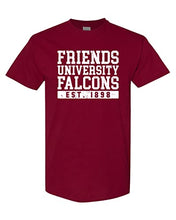Load image into Gallery viewer, Friends University Block T-Shirt - Cardinal Red
