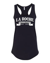 Load image into Gallery viewer, La Roche Est 1963 Ladies Racer Tank Top - Black
