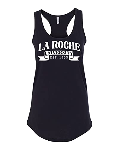 La Roche Est 1963 Ladies Racer Tank Top - Black