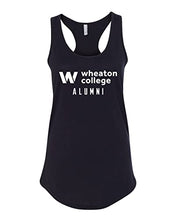 Load image into Gallery viewer, Wheaton College Alumni Ladies Tank Top - Black
