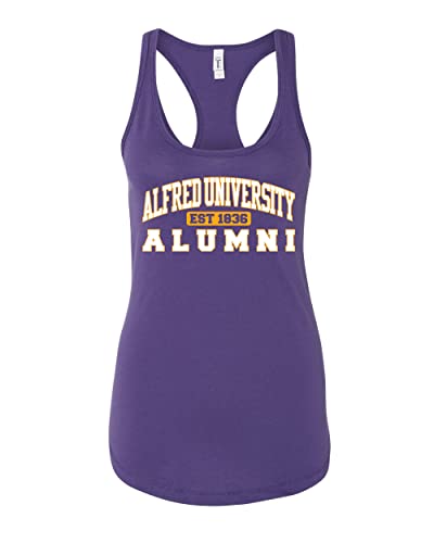 Alfred University Alumni Ladies Tank Top - Purple Rush