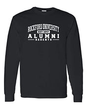 Load image into Gallery viewer, Rockford University Alumni Long Sleeve Shirt - Black
