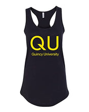 Load image into Gallery viewer, Quincy University QU Ladies Tank Top - Black
