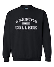Load image into Gallery viewer, Wilmington College Est 1870 Crewneck Sweatshirt - Black
