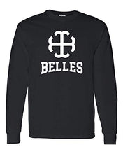 Load image into Gallery viewer, Saint Mary&#39;s College Belles 1 Color Logo Long Sleeve - Black
