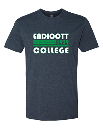 Retro Endicott College Exclusive Soft Shirt - Midnight Navy