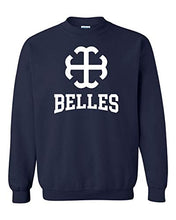 Load image into Gallery viewer, Saint Mary&#39;s College Belles 1 Color Logo Crewneck Sweatshirt - Navy

