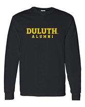 Load image into Gallery viewer, Minnesota Duluth Alumni Long Sleeve T-Shirt - Black
