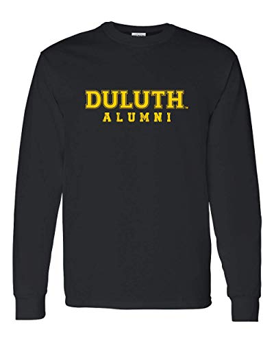 Minnesota Duluth Alumni Long Sleeve T-Shirt - Black