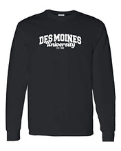 Load image into Gallery viewer, Des Moines University Alumni Long Sleeve T-Shirt - Black
