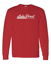 Load image into Gallery viewer, Vintage Lake Forest Alumni Long Sleeve T-Shirt - Red
