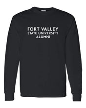 Load image into Gallery viewer, Fort Valley State University Alumni Long Sleeve T-Shirt - Black
