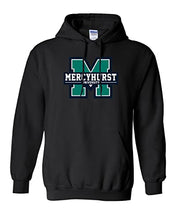 Load image into Gallery viewer, Mercyhurst University Full Color Hooded Sweatshirt - Black

