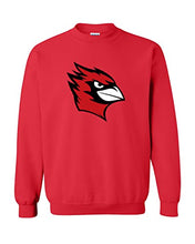 Load image into Gallery viewer, Wesleyan University Full Color Mascot Crewneck Sweatshirt - Red

