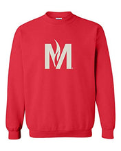 Load image into Gallery viewer, Minnesota State Moorhead M Crewneck Sweatshirt - Red

