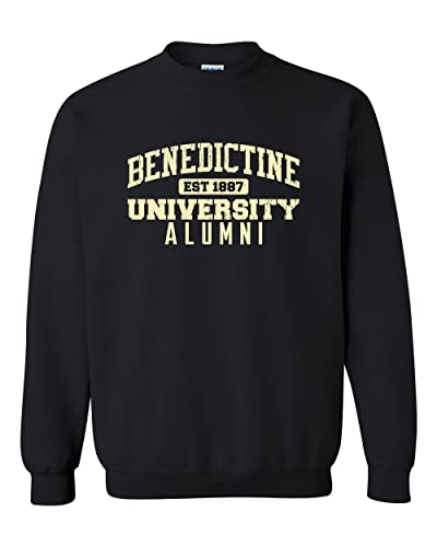 Benedictine University Alumni Crewneck Sweatshirt - Black