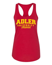 Load image into Gallery viewer, Vintage Adler University Alumni Ladies Tank Top - Red
