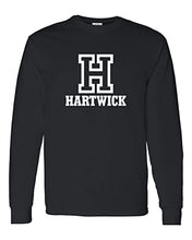 Load image into Gallery viewer, Hartwick College H Long Sleeve Shirt - Black

