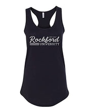 Load image into Gallery viewer, Vintage Rockford University Ladies Tank Top - Black
