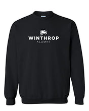 Load image into Gallery viewer, Winthrop University Alumni Crewneck Sweatshirt - Black
