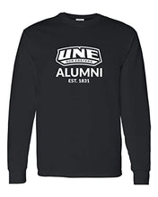 Load image into Gallery viewer, University of New England Alumni Long Sleeve Shirt - Black
