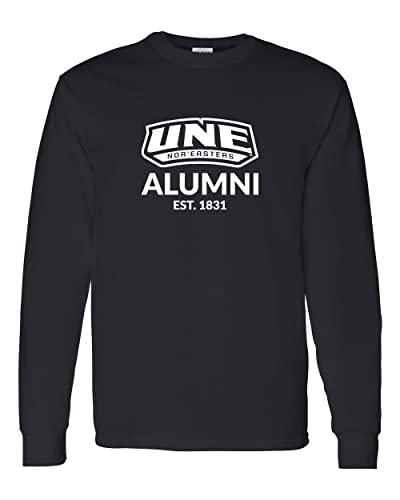 University of New England Alumni Long Sleeve Shirt - Black