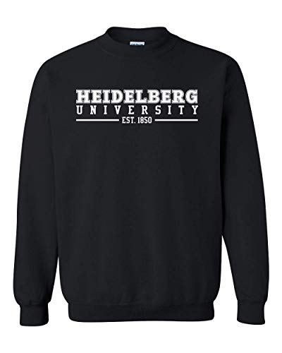 Heidelberg University Est 1850 Crewneck Sweatshirt - Black