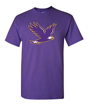 Load image into Gallery viewer, Elmira College Soaring Mascot T-Shirt - Purple
