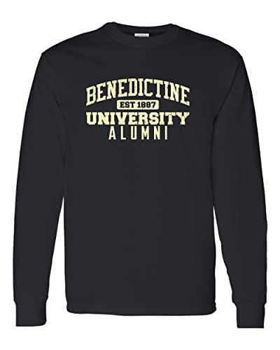 Benedictine University Alumni Long Sleeve T-Shirt - Black