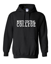 Load image into Gallery viewer, North Central College Block Hooded Sweatshirt - Black
