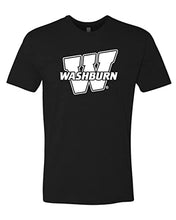 Load image into Gallery viewer, Washburn University W Exclusive Soft Shirt - Black
