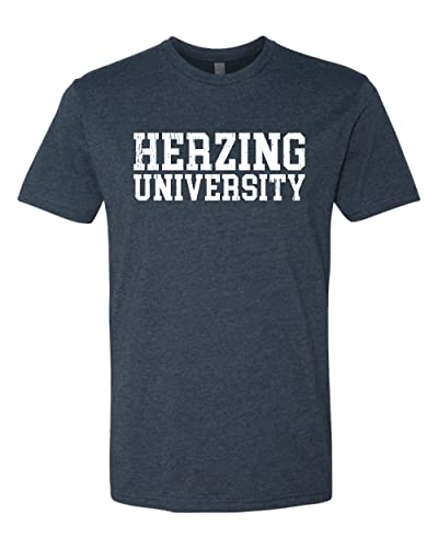 Herzing University Block Soft Exclusive T-Shirt - Midnight Navy