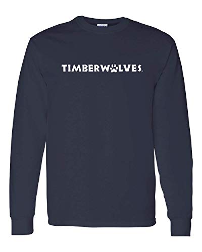 Northwood Timberwolves One Color Long Sleeve - Navy