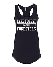 Load image into Gallery viewer, Lake Forest Foresters Ladies Tank Top - Black
