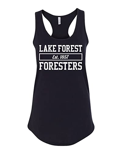 Lake Forest Foresters Ladies Tank Top - Black