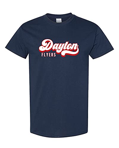 University of Dayton Flyers Vintage T-Shirt - Navy