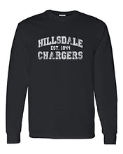 Load image into Gallery viewer, Hillsdale College Vintage Est 1844 Long Sleeve T-Shirt - Black
