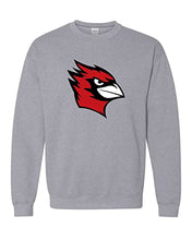 Load image into Gallery viewer, Wesleyan University Full Color Mascot Crewneck Sweatshirt - Sport Grey
