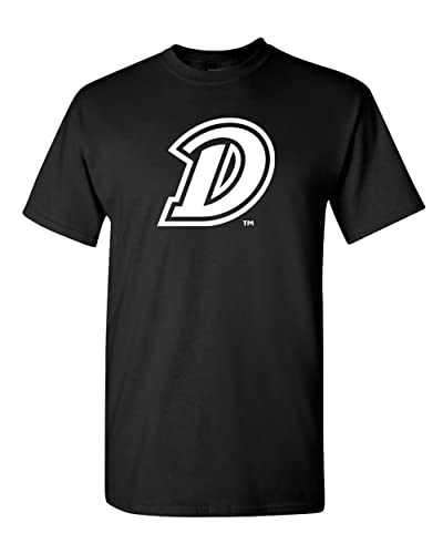 Drake University D T-Shirt - Black