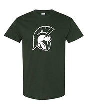 Load image into Gallery viewer, Illinois Wesleyan Titan Head T-Shirt - Forest Green
