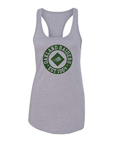 Oakland Community College EST Circle One Color Tank Top - Heather Grey