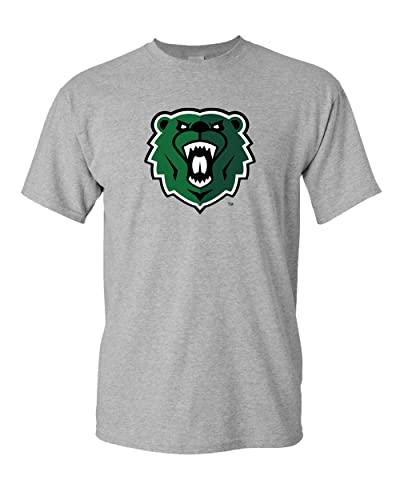 Wisconsin Parkside Bear Head Logo T-Shirt - Sport Grey