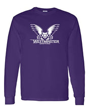 Load image into Gallery viewer, Westminster Griffins 1 Color Long Sleeve T-Shirt - Purple
