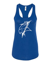 Load image into Gallery viewer, Elizabeth City State Mascot Ladies Tank Top - Royal
