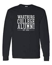 Load image into Gallery viewer, Wartburg College Alumni Long Sleeve Shirt - Black
